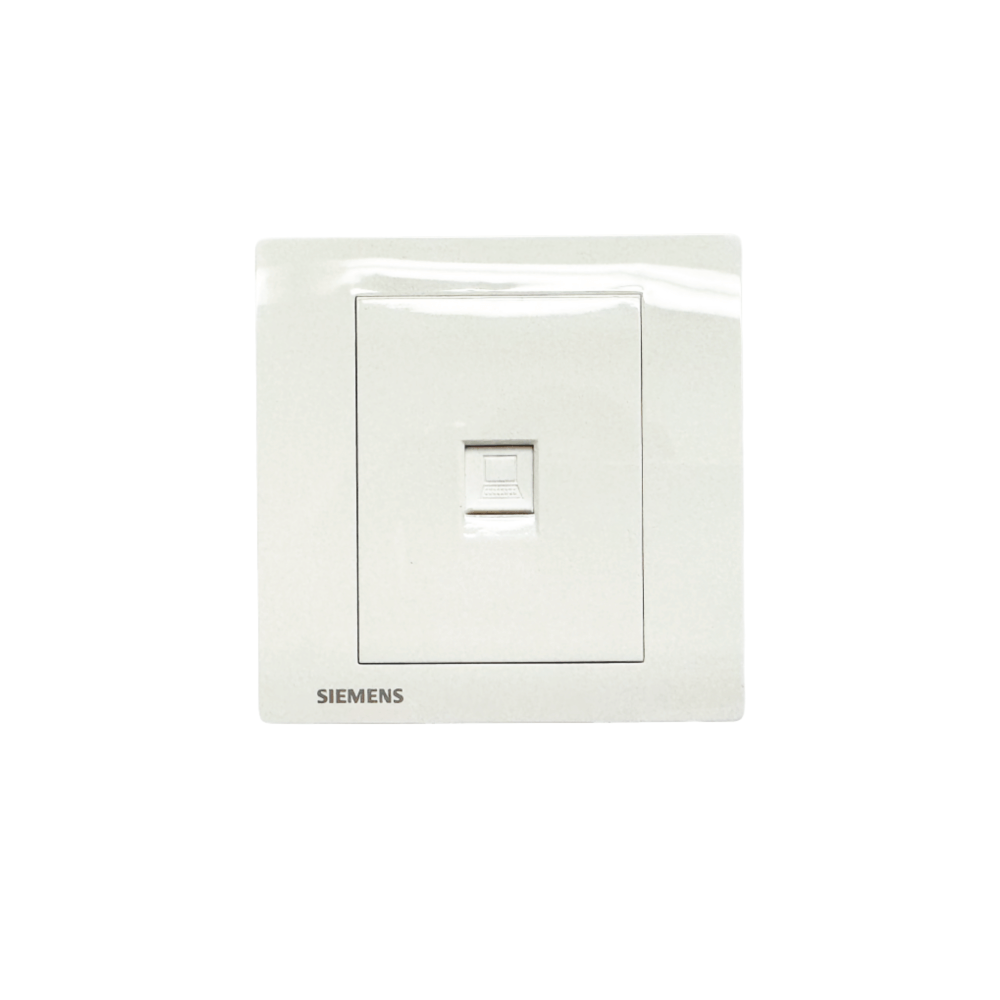 ชุดเต้ารับคอมพิวเตอร์ CAT.5E SIEMENS ซีรีส์ RELFA PLUS สีขาว
